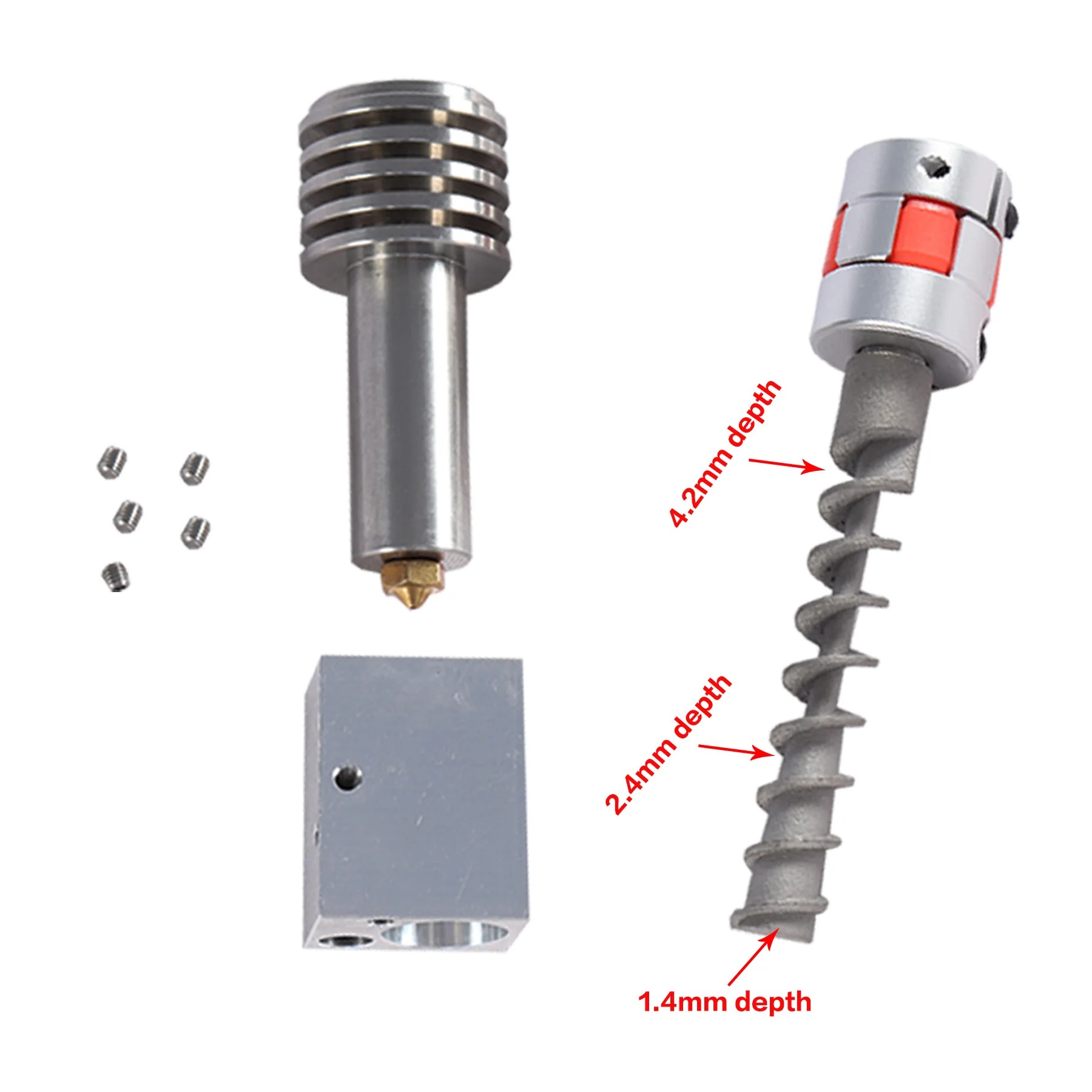 Spudger Plastic Set - DIY 3D Printer Pellet Extruder Kit