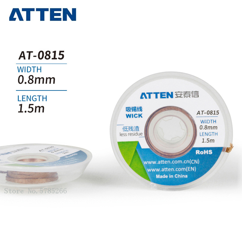 ATTEN 5pcs/lot Solder Wick Rem – обзор и цена Solder Wick Braid