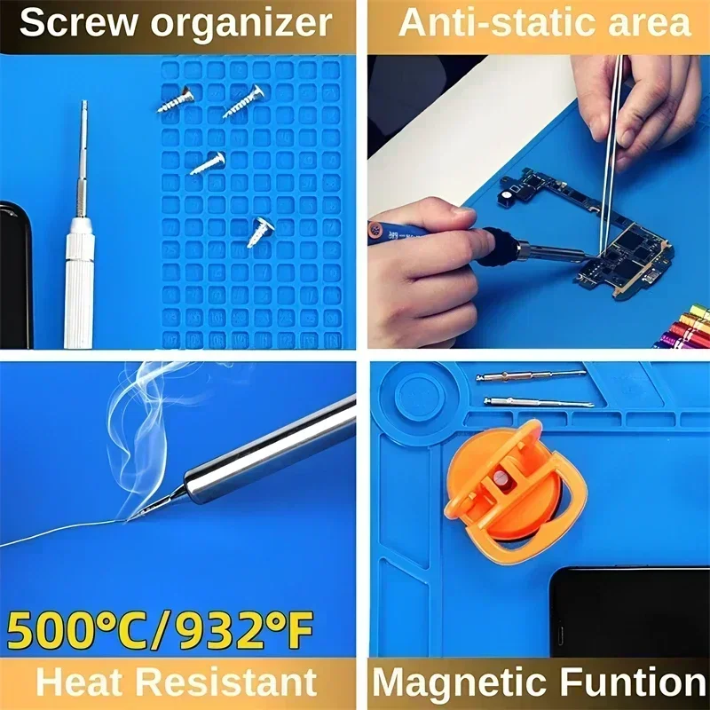 Magnetic Mat Silicone Repair M – обзор и цена Electronics Repair Desk