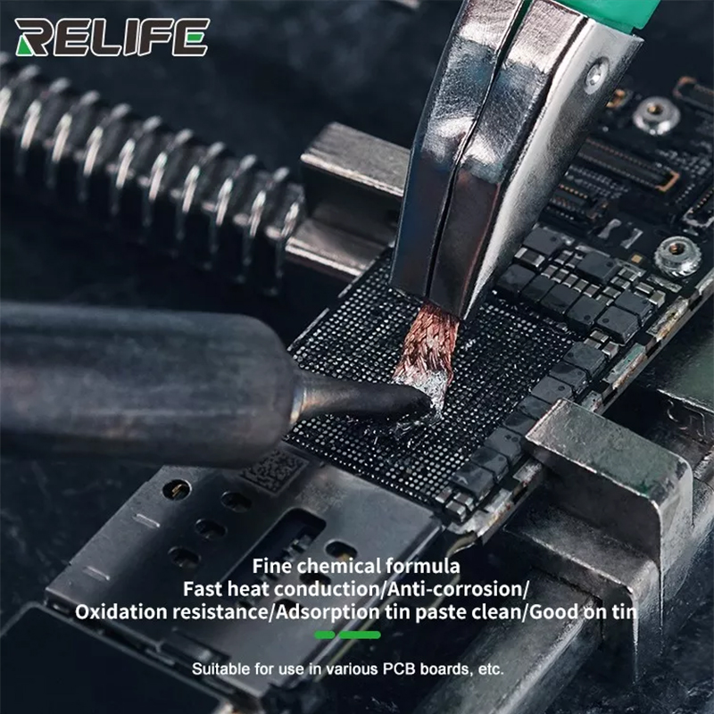 RELIFE desoldering mesh anti-h – обзор и цена Solder Wick Braid
