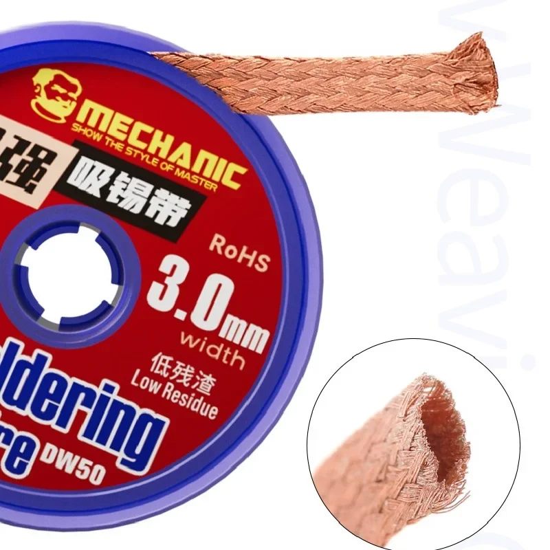 10pcs/lot MECHANIC DW50 Desold – обзор и цена Solder Wick Braid
